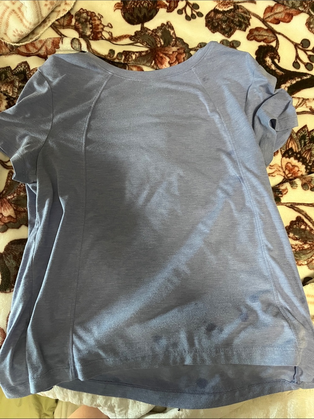 Avia Light Blue Short Sleeve Athletic Tee
